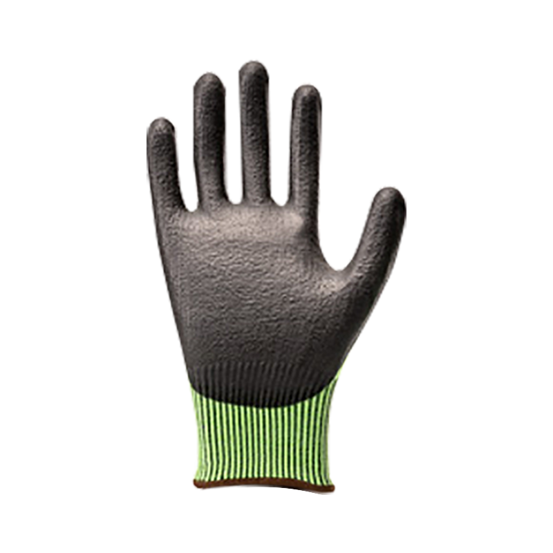 Fodera in HPPE/fibra di vetro 15G con rivestimento in schiuma di nitrile, impatto in silicone sul retro
