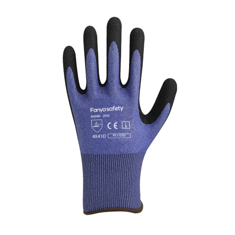 Fodera in HPPE/fibra di acciaio 21G con rivestimento in nitrile sabbioso