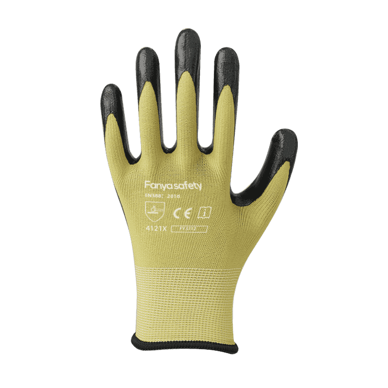 Fodera in poliestere 13G con rivestimento in nitrile
