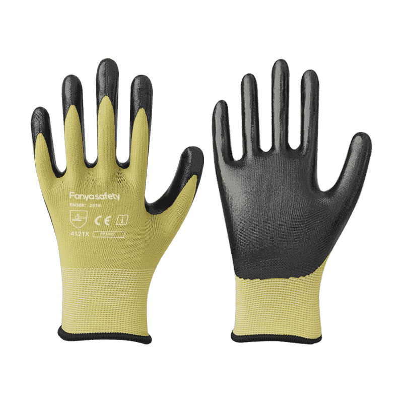 Fodera in poliestere 13G con rivestimento in nitrile