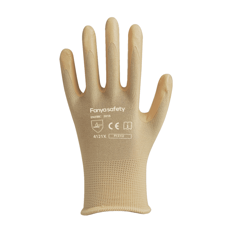 Fodera in poliestere 13G con rivestimento in nitrile