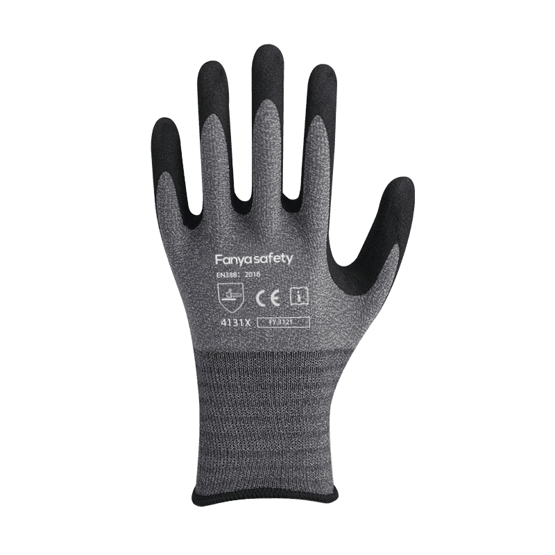 Fodera in nylon/spandex 15G con rivestimento in nitrile sabbioso