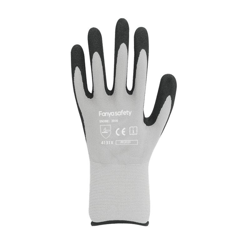 Fodera in nylon/spandex 15G con rivestimento in nitrile sabbioso