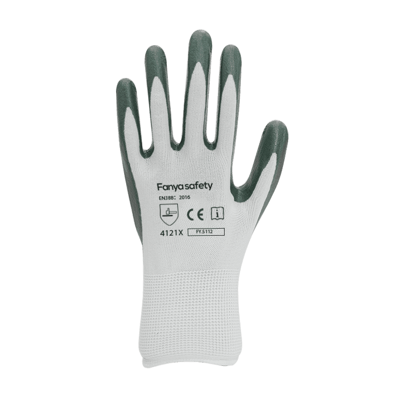 Fodera in poliestere 13G con rivestimento in nitrile