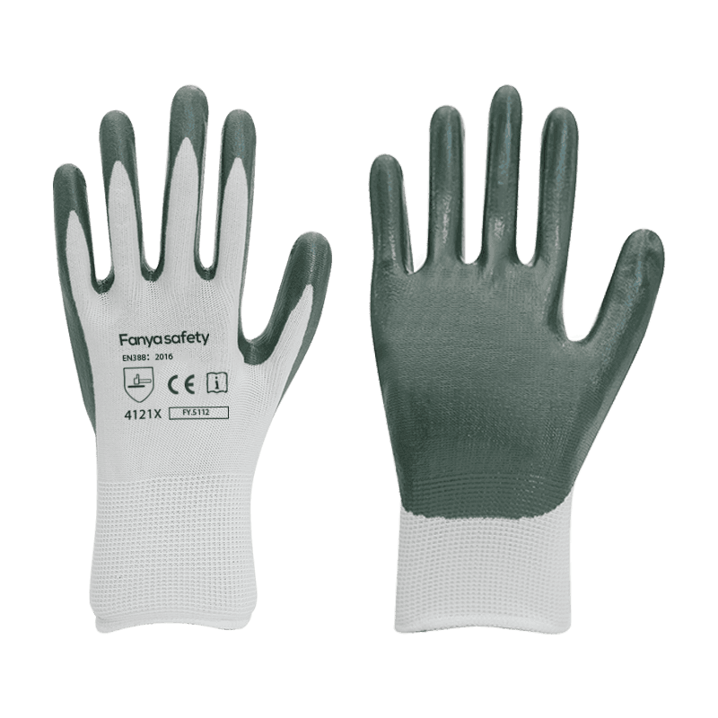 Fodera in poliestere 13G con rivestimento in nitrile
