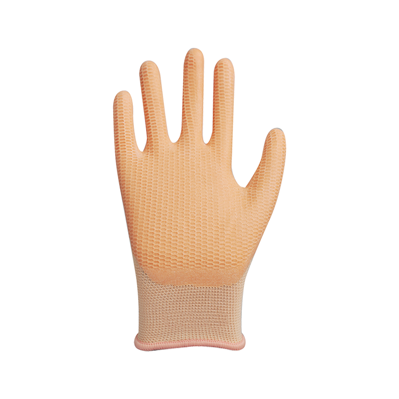 Poliestere 13G con rivestimento in lattice espanso antiscivolo