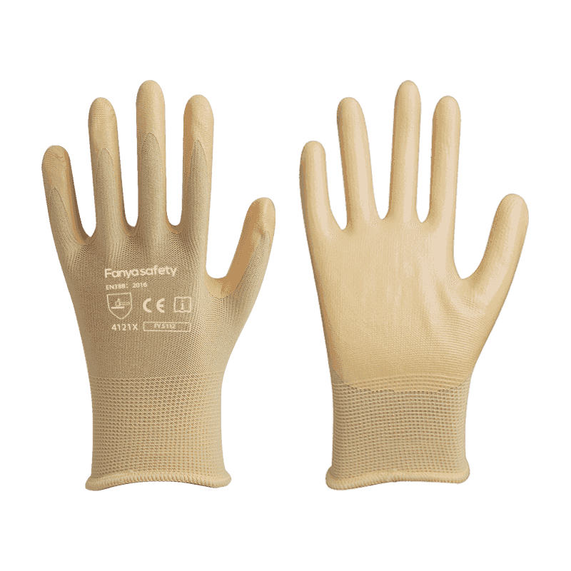 Fodera in poliestere 13G con rivestimento in nitrile