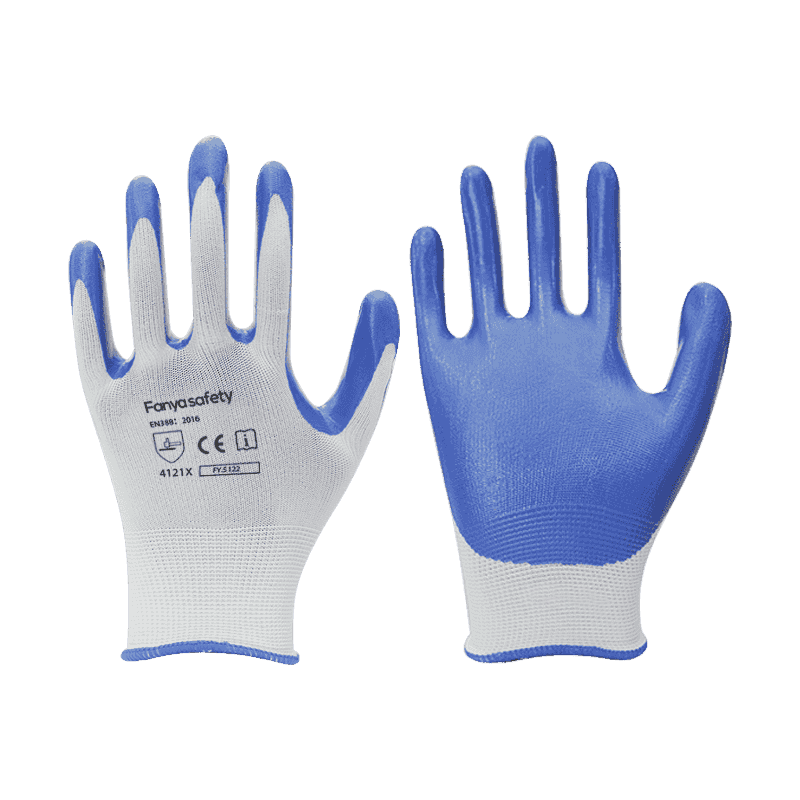 Fodera in nylon 13G con rivestimento in nitrile